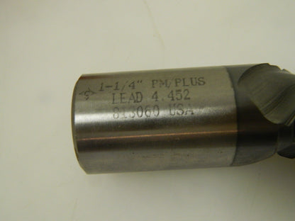 Cleveland Twist Drill Roughing End Mill 1-1/4" x 1-1/4 x 3FL PM/Plus LH C40433