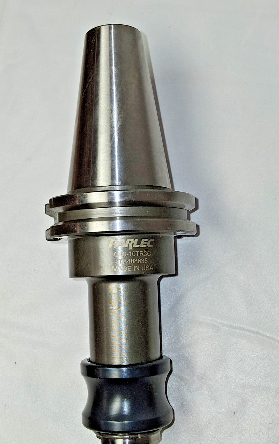 Parlec Taper Shank Rigid Tapping Chuck 1/8" Capacity Through Coolant C40-10