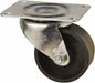 Top Plate Mount Swivel Caster 3" Diam 1-1/4" Wide 3-11/16" OAH Qt
