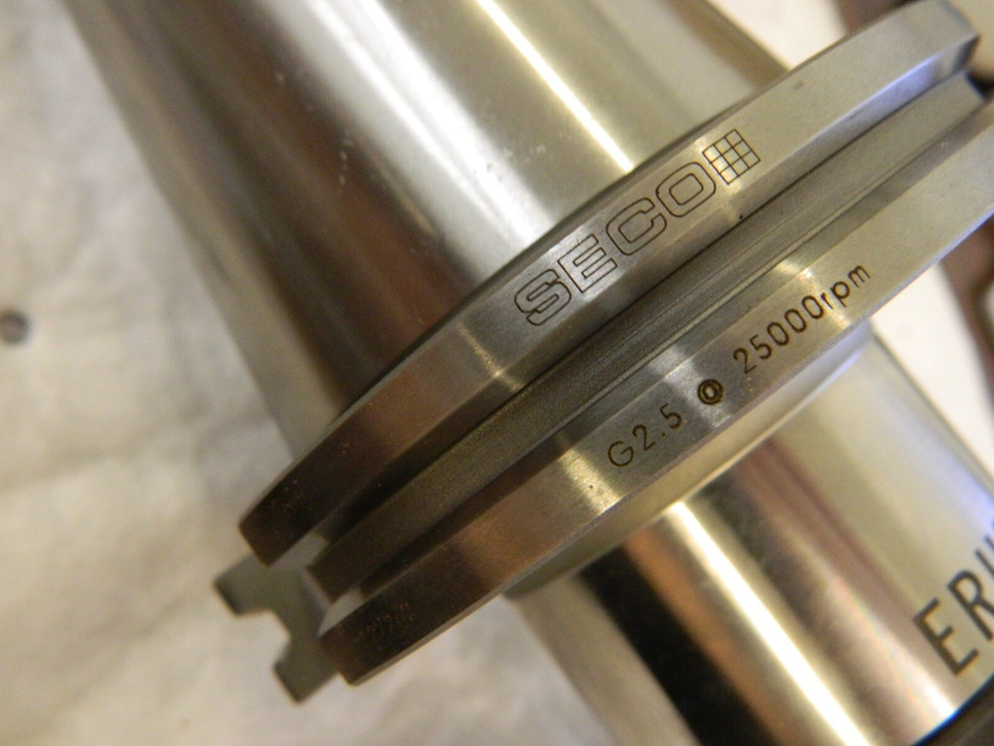SECO Collet Chuck: 2 to 20 mm Capacity, ER Collet, Taper Shank 02827239