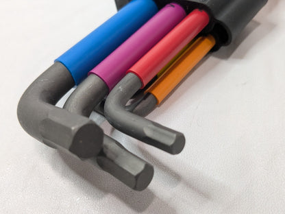 Wera 9 Piece Hex Key Set Ball Color Coded Metric 05022089001