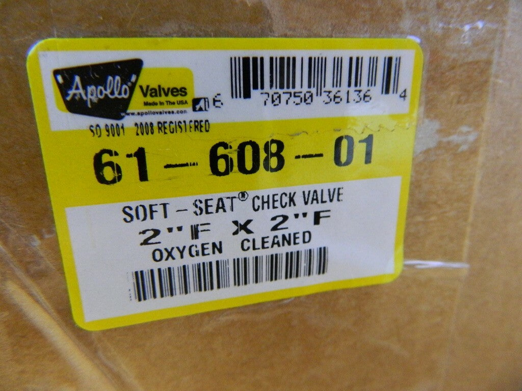Apollo 2" In-line Ball Cone Check Valves Bronze Solder End EPR-Seated.61-60