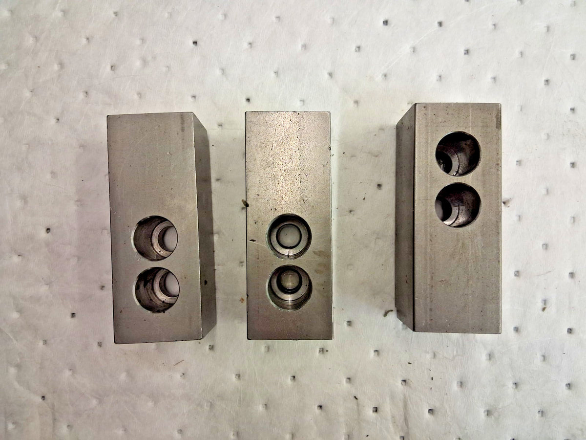 H&R Manufacturing Serrated Soft Lathe Chuck Jaws QTY3 HR-112-2.0
