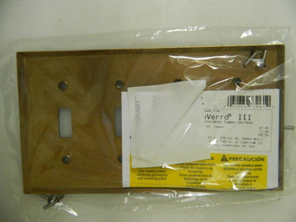 Cooper Wiring Long Standard Switch Plate 4 Gang Rose Color 4-1/2" Qty 5 930