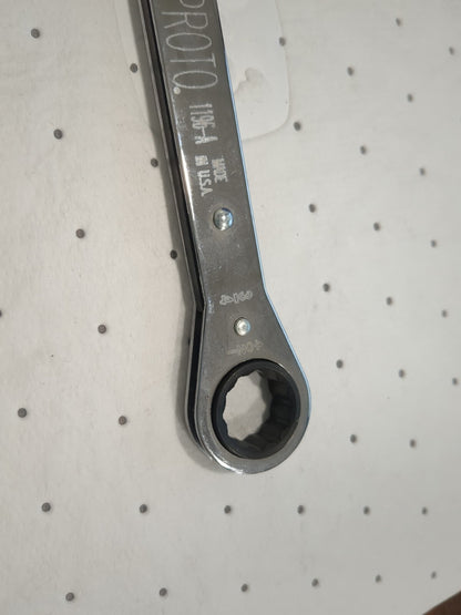 PROTO Box End Wrench: 5/8 x 3/4", 12 Point, Double End J1196-A