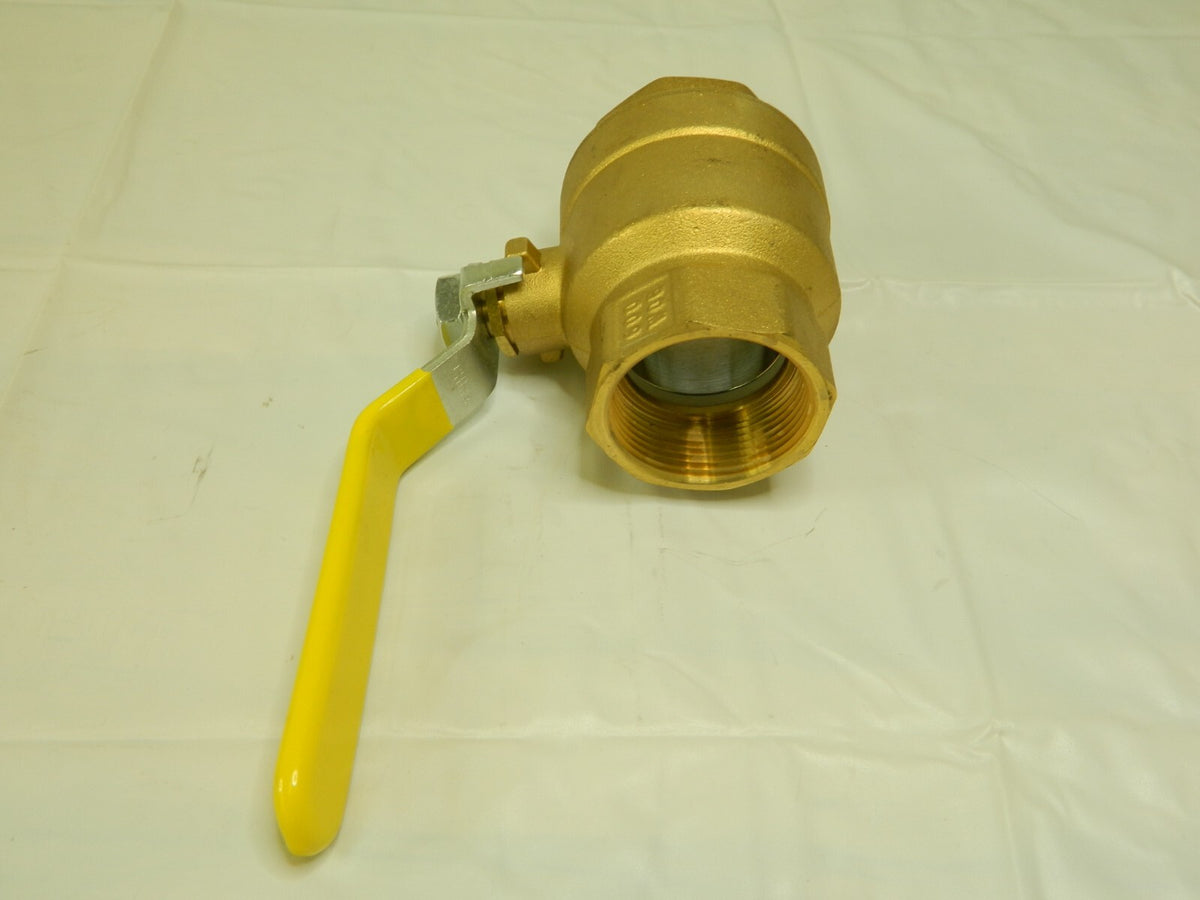 CONTROL DEVICES 2-Way Manual Ball Valve: 1-1/2 Pipe, Full Port BVP15P15-0AA