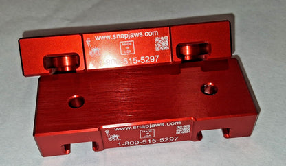Snap Jaws Vise Jaw 4.00" W 1-1/2" H 0.7500" Thick Flat 2pc 4MAJ-150