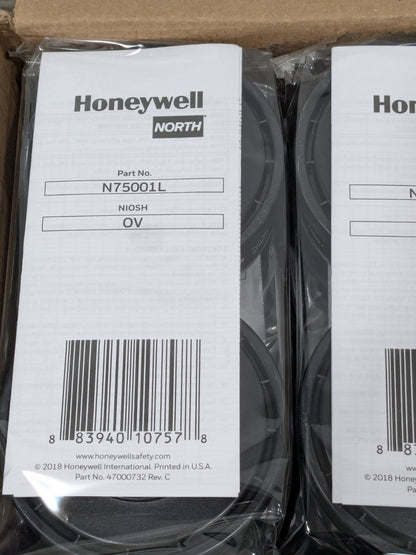 North Organic Vapor Series 7700, Protects Against Organic Vapor 18 PAIRS N75001L