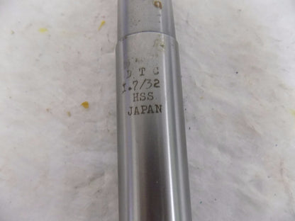 DTC Expanding Chucking Reamer 1-7/32" HSS 3MT Straight Fl Taper Shank RH 11" OAL