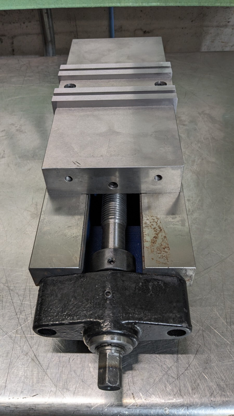 Machine Vise 4" Jaw Opening Horizontal Stationary Base 2" Jaw Height Incomplete