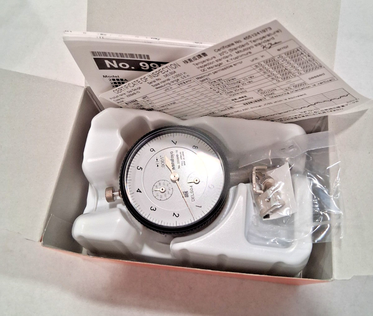Mitutoyo Dial Drop Indicator 1/2" Max 0-10 DR Revolution Counter 2358AB-10