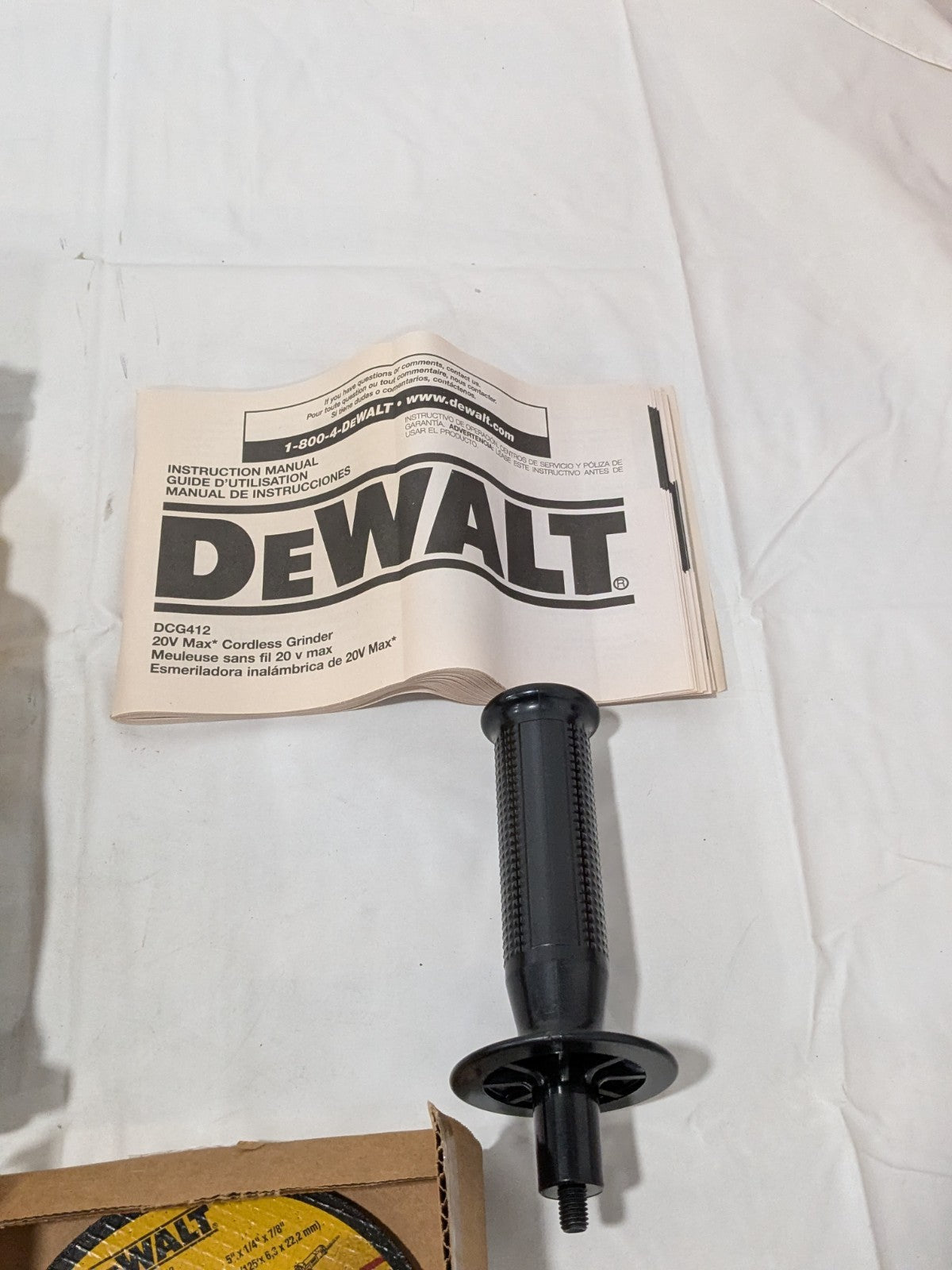 DeWALT 20V MAX Cordless 4.5 in. - 5 in. Angle Grinder (Tool Only) DCG412B