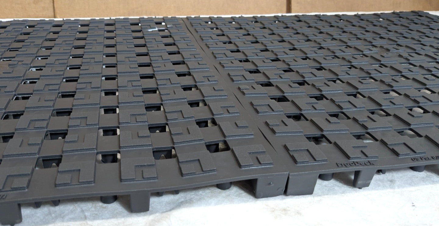 Wearwell Anti-Fatigue Modular Open Grid Mat  Dry/Wet Environment   18"   *10pc*