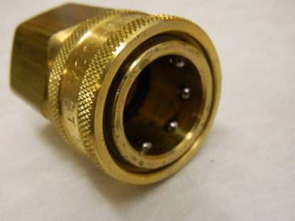 PARKER 4pc Hydraulic Hose Female Rigid Fitting 0.75" ID, 3/4-14, BDB10512