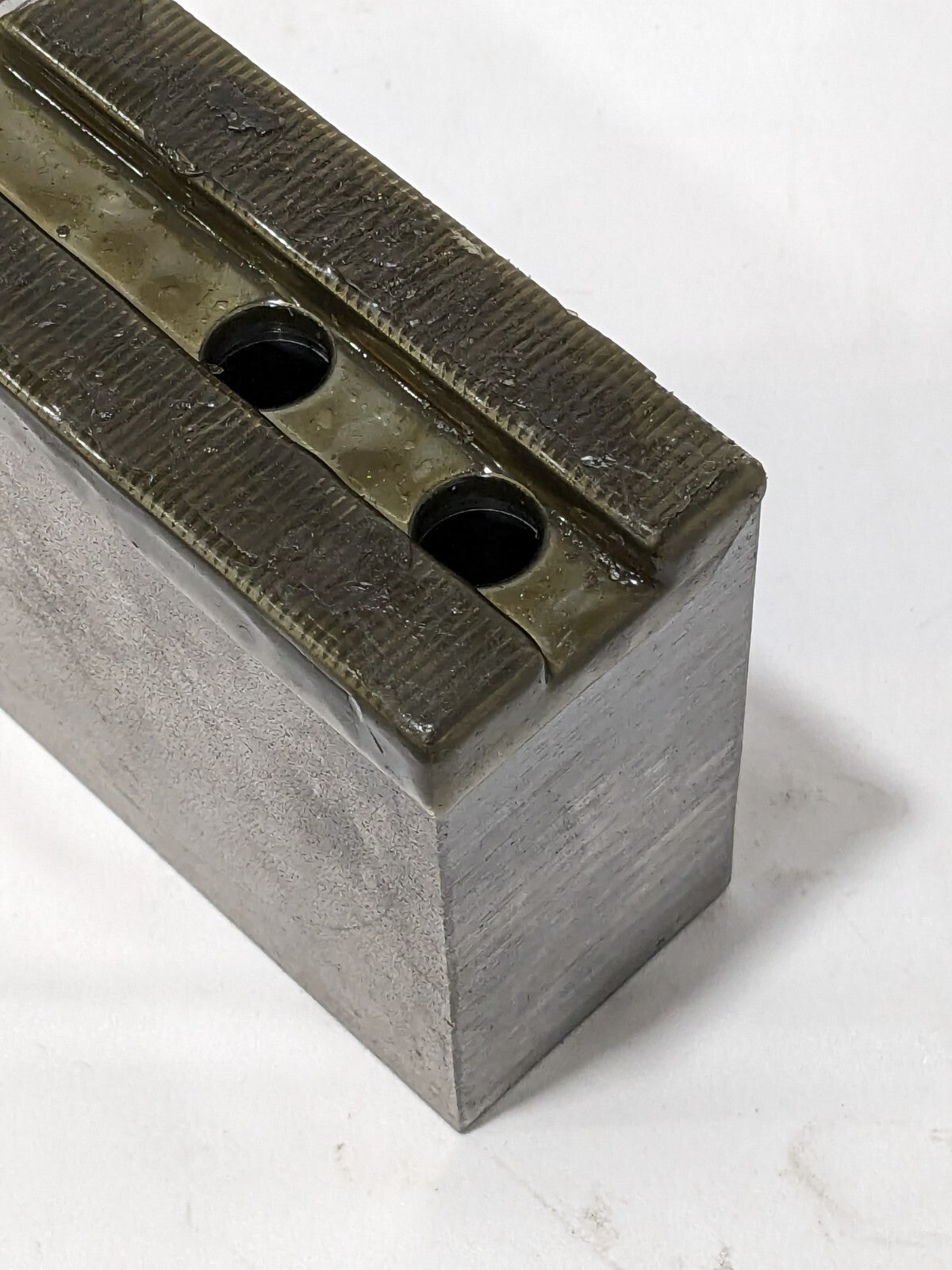 H&R Soft Lathe Chuck Jaw: Serrated 1-3/4" OAW, 4" OAL 1 Jaw HR-82-3.5