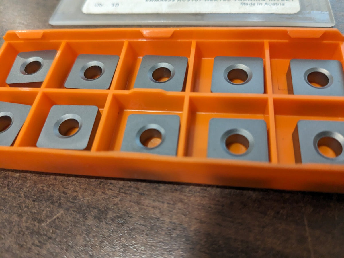 HERTEL Turning Insert 10pk SNMA433 HC310T, Carbide 89455182