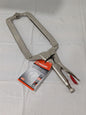 CRESCENT Locking Plier: 9.5'' Jaw Capacity, C-Clamp Jaw C18CCSN