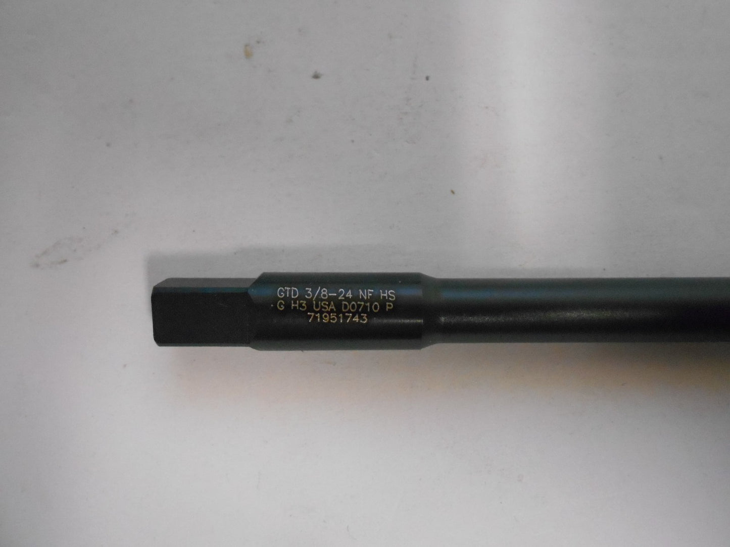 Widia Gtd 3/8"-24 Nf H3 High Speed Steel Spiral Point Tap Qty. 2 18956