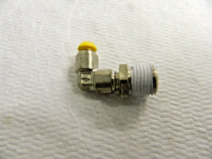 Parker 90 DG Male Elbow 4 mm x 1/4-19 BSPT Nickel Plated Brass Qty 5 XC63PB4-1/4