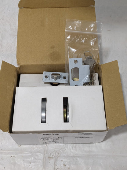 MASTER LOCK Entry Lever Lockset for Up to 1-3/4" Thick Doors SLC0126DKA4