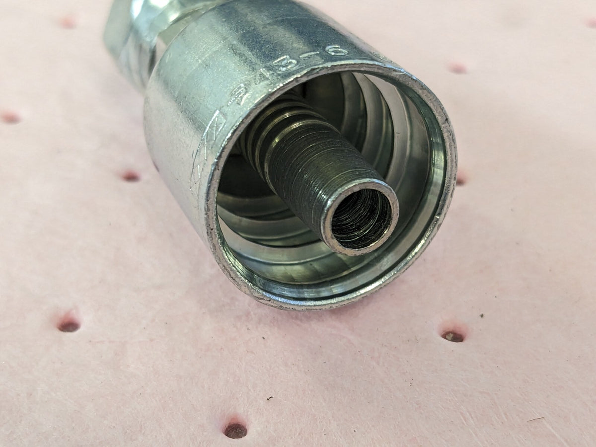 PARKER Hydraulic Hose Female Swivel Fitting: 0.375" ID KP80002