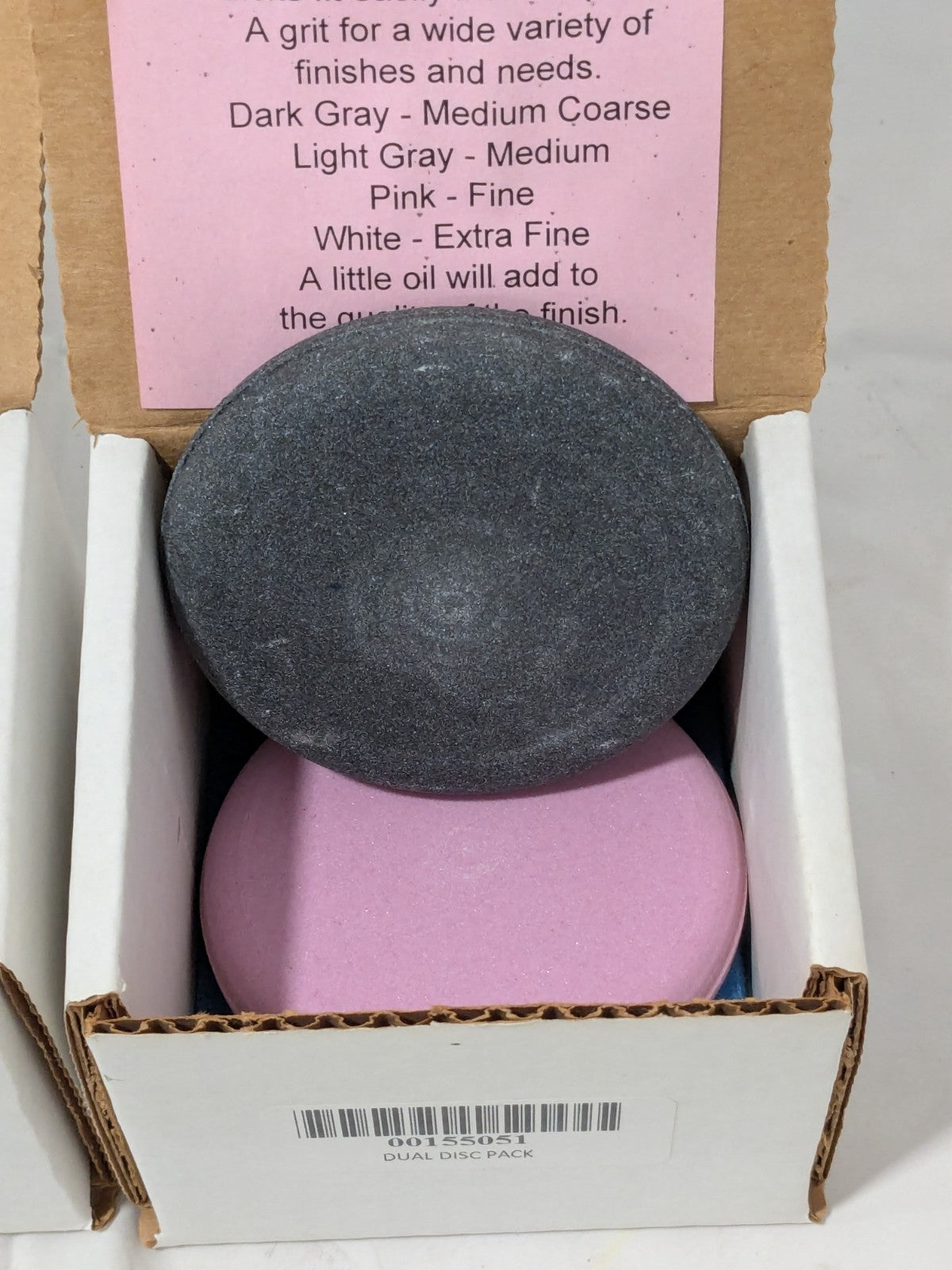 Grier 2 Piece Aluminum Oxide Stone Kit: Medium, (2) Fine & Very Fine Qty 2 Kits