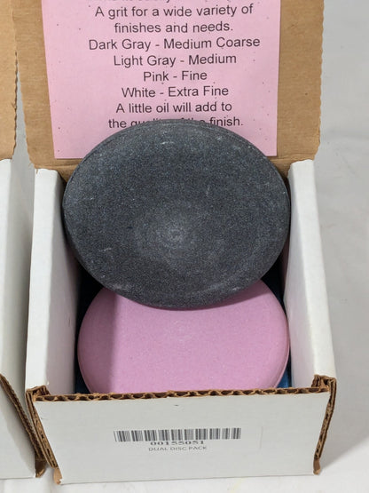Grier 2 Piece Aluminum Oxide Stone Kit: Medium, (2) Fine & Very Fine Qty 2 Kits