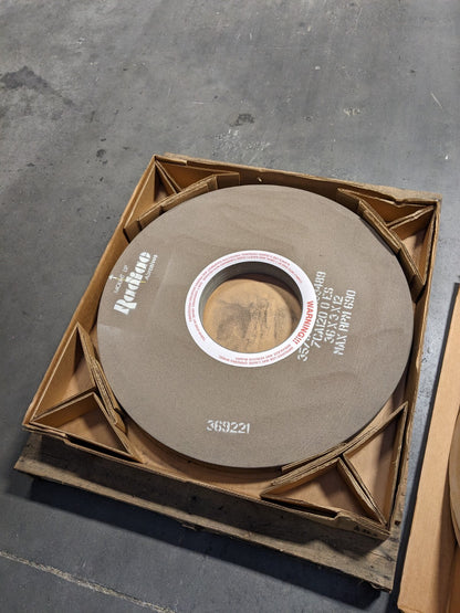 Radiac Surface Grinding Wheel 36" Diameter 3" Thick 690 RPM Max. 120 G