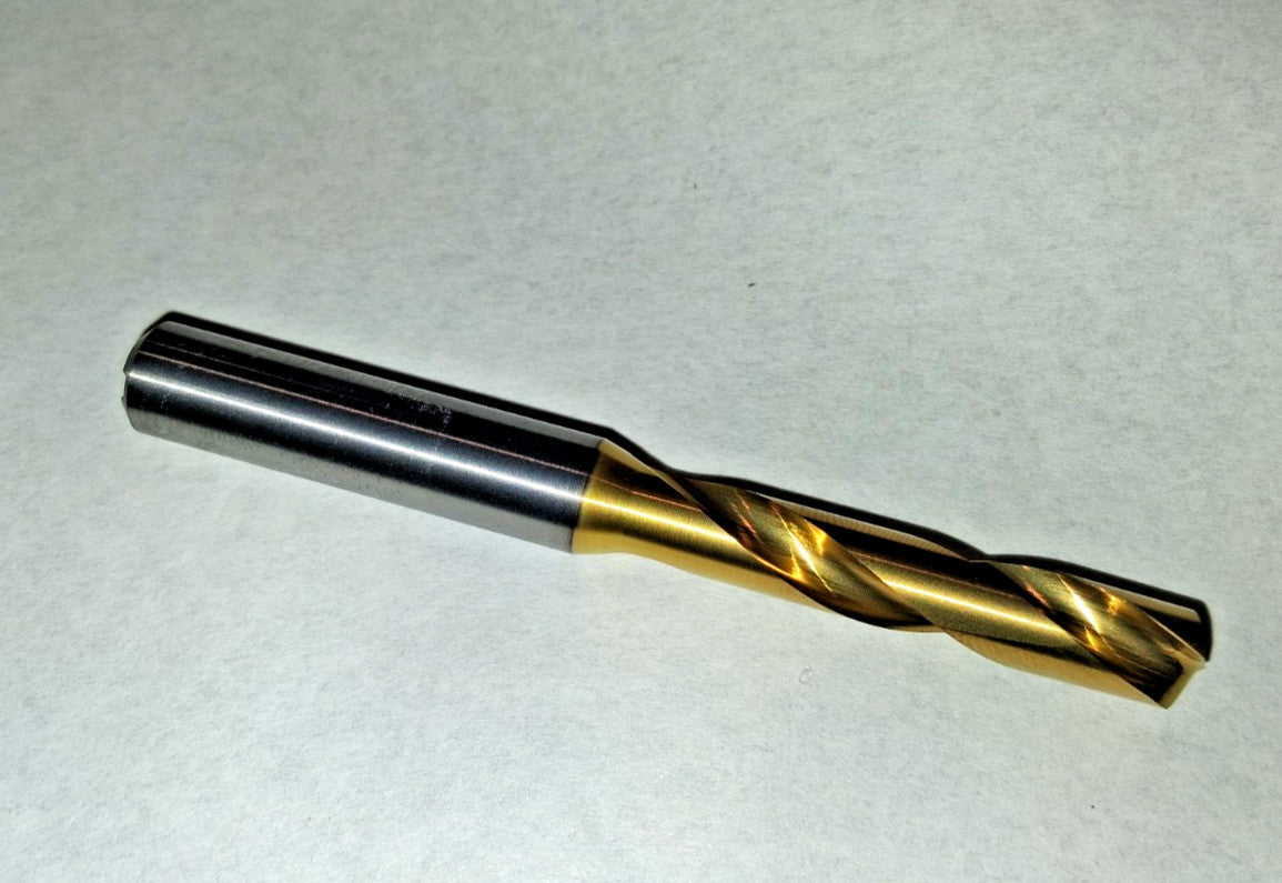 Kennametal Screw Machine Drill Bit 21/64" Dia 140 deg Carbide 4151179