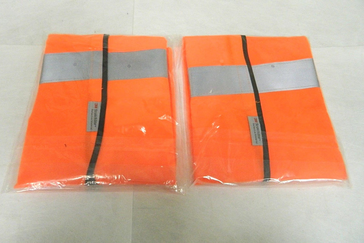 Pro-Safe High Visibility Orange Solid Standard Vests 2XL Qty 10  PRO-F2