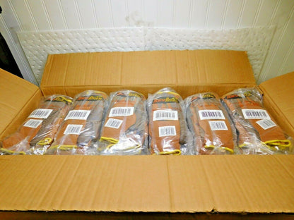 HorsePower Coated Gloves Nitrile Brown Size Small Qty 144 Pairs 156655S