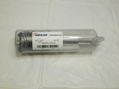 WEILER 1-3/4" Bore Diam, 120 Grit, Silicon Carbide Flexible Hone 34214