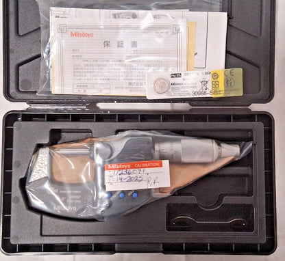 Mitutoyo Crimp Height Micrometer 00 - 0.8"/0 - 20mm Range w/Cert 342-371-30CAL