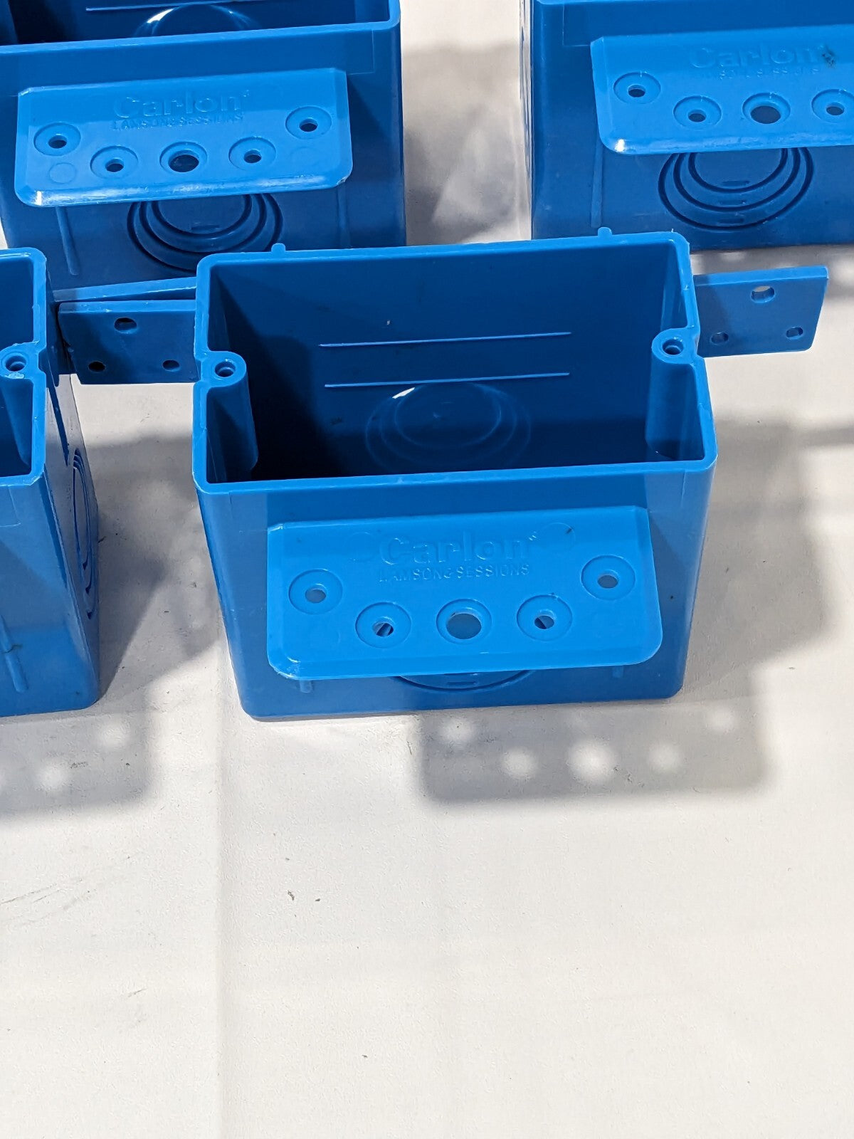 Carlon Single Gang PVC Outlet Box, 1/2,3/4,1 Qty 5 A122