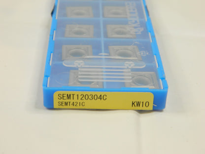 Kyocera Carbide Insert SEMT120304C SEM421C Qty 10 8523T7