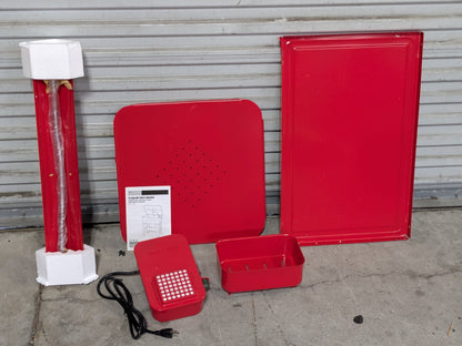 Free Standing Recirculating Parts Washer 12 Gallon Capacity 115v Pump