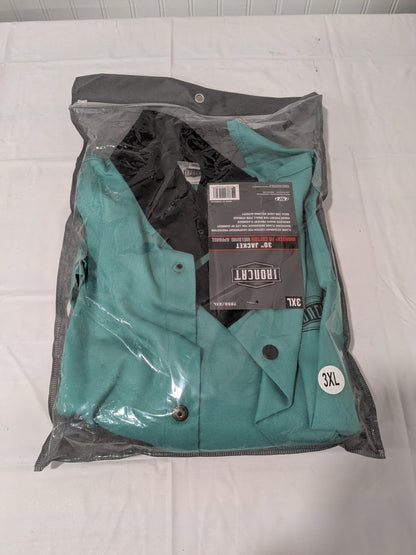 Ironcat Jacket: Fire-Resistant & Welding, Size 3X-Large, Cotton 7050/3XL