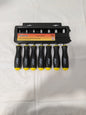 Bondhus Nut Driver Set: 7 Pc, 3/16 to 1/2", Hollow Shaft, Ergonomic Handle