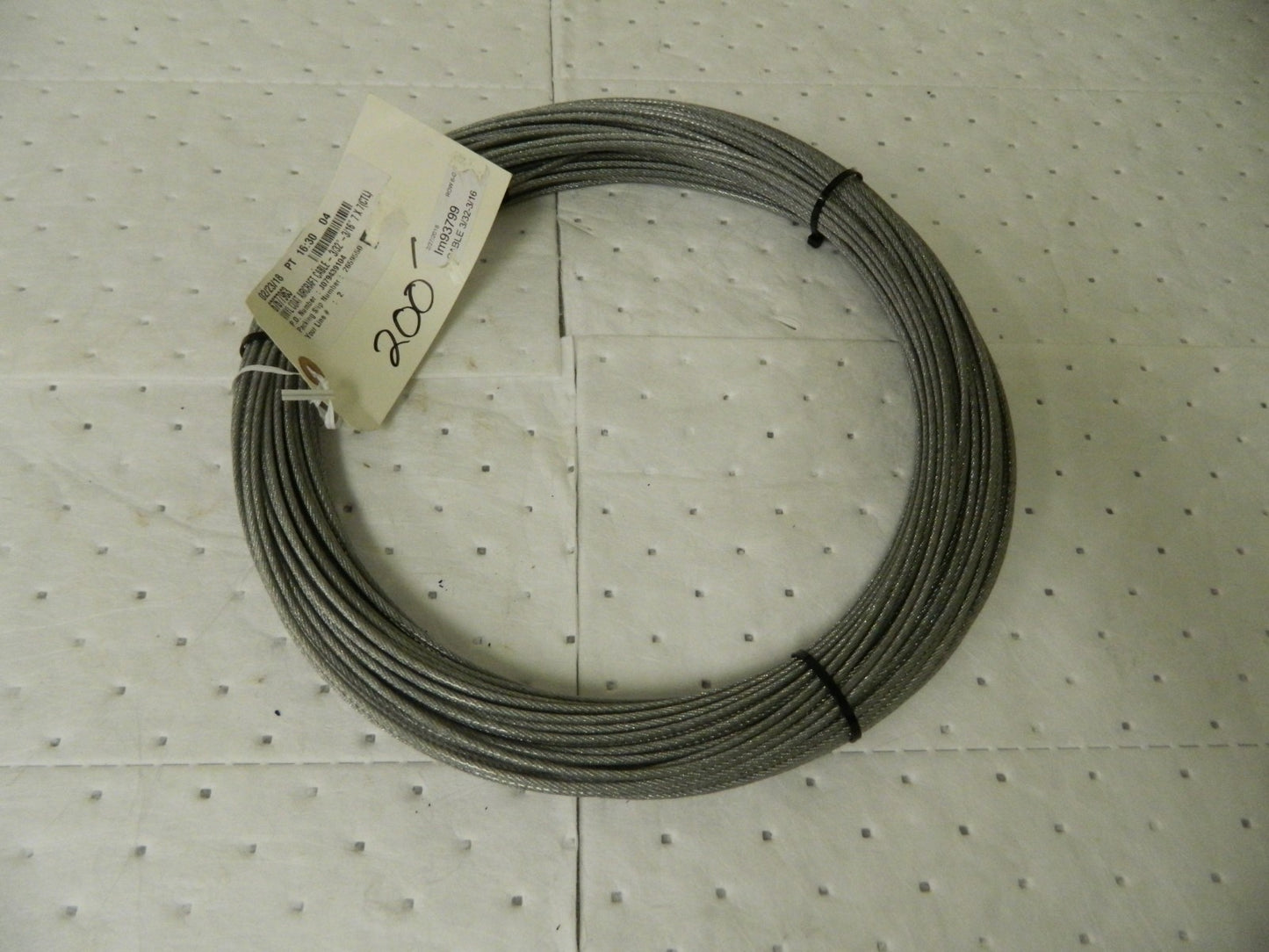 Pro Coated Aircraft Cable Wire 3/32" x 3/16" Diameter 200' 676779