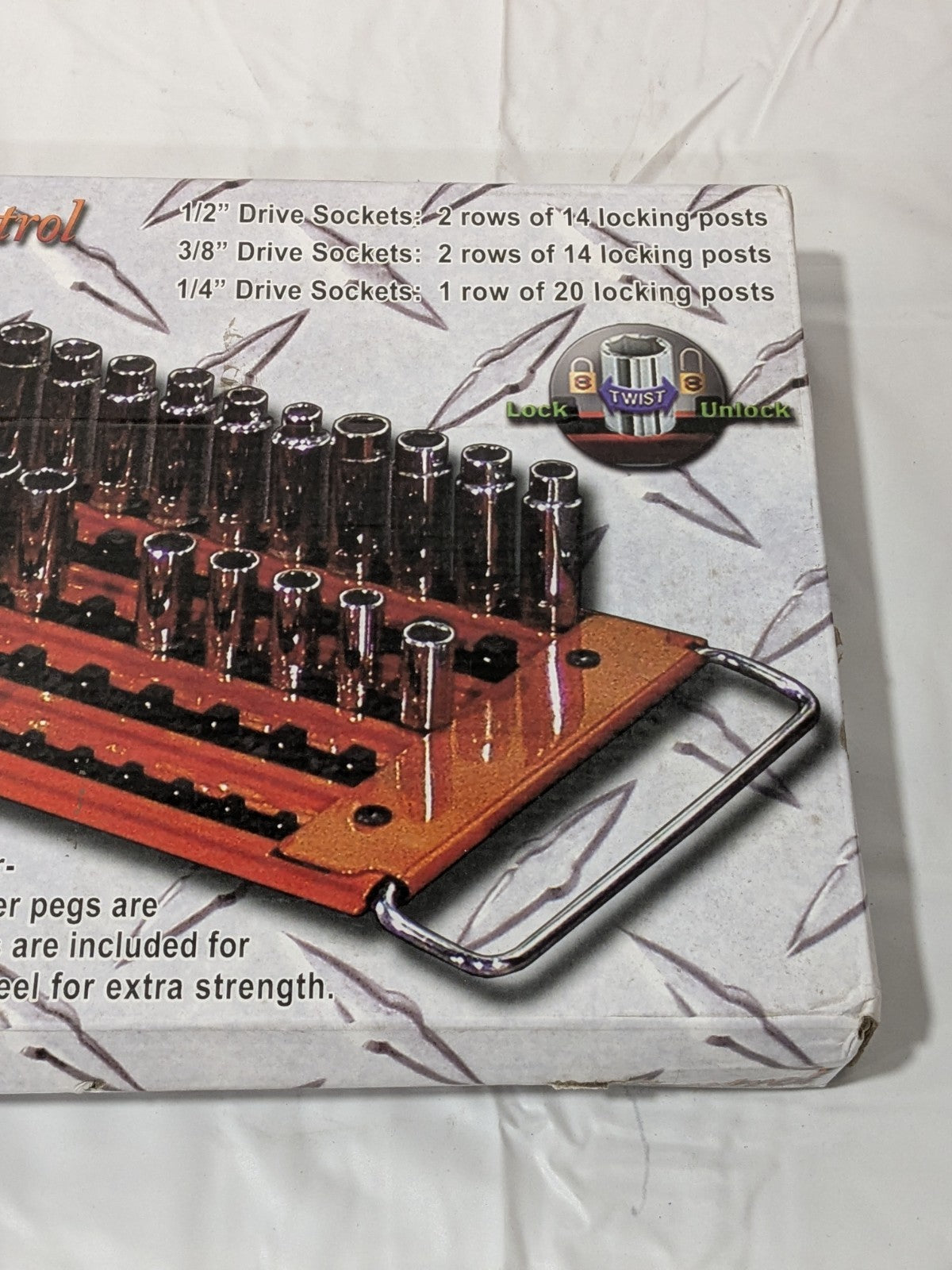 Mechanic's Time Saver 76 Pc Capacity Locking Socket Organizer Tray MTS-LAST