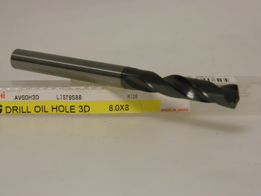 Nachi VG Drill Oil Hole 3D 8.0 x 8 1405970