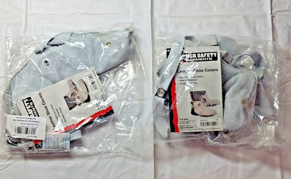 QTY2 MCR Safety Leather Shoe Covers Flame-Resistant Spat 38505MW