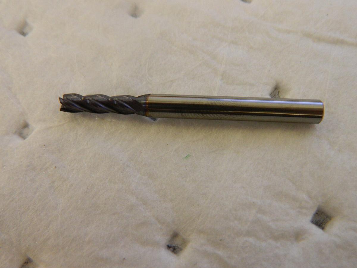HERTEL Square End Mill: 5/16 Dia, 1-1/8 LOC, 4 Fl Carbide 750443