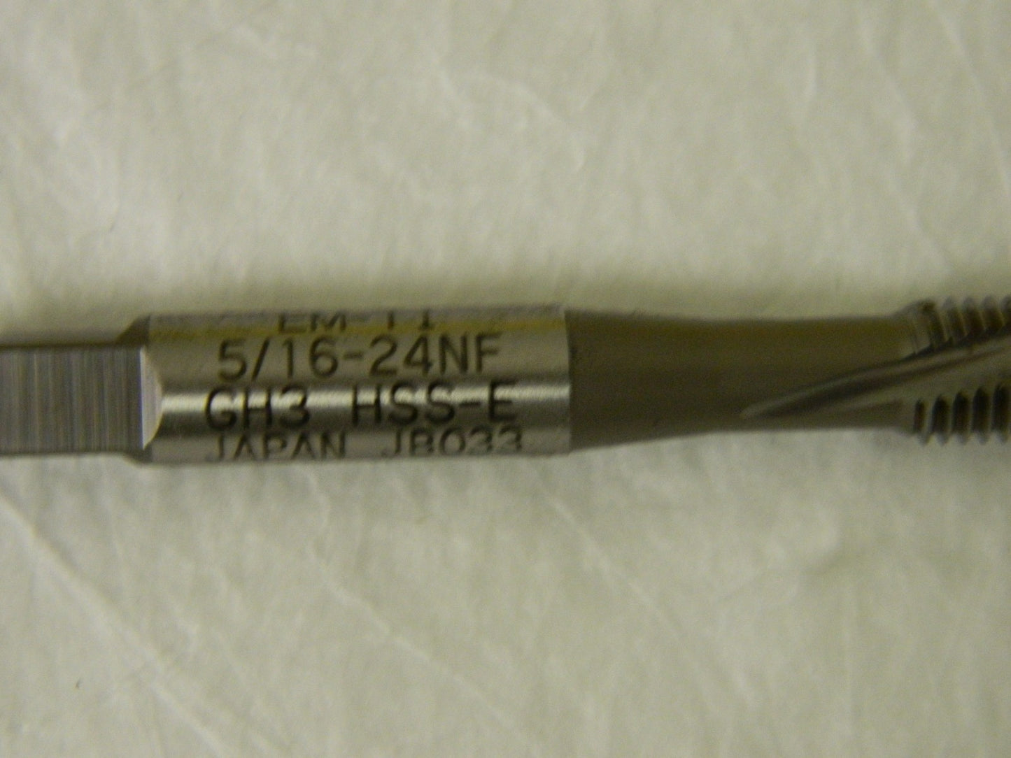 Widia GTD  5/16" - 24 H3 3 Flute Hss Spiral Flute Plug Tap QTY 2 85616