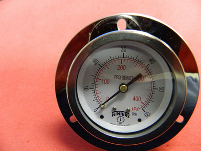 Winters Pressure Gauges 2-1/2" Dial Dia. x 1/4" Thread Size PFP92325FF