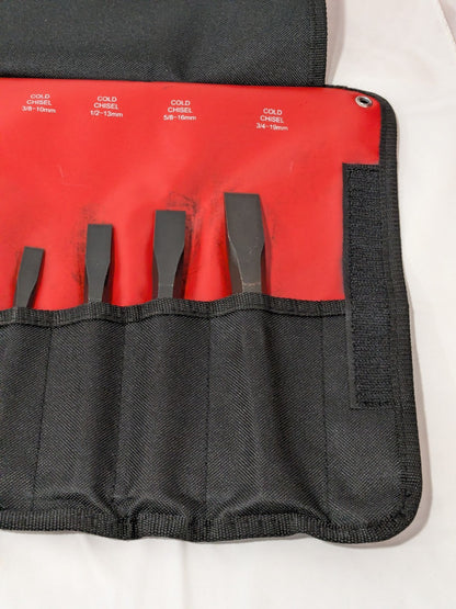 Mayhew Punch & Chisel Set: 24 Pc, 1/4 - 3/4" Chisel, 3/32 - 1/2" Punch 61050