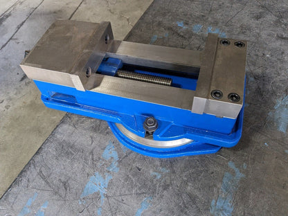 Unbranded Machine Vise: 6" Jaw Width Horizontal Swivel Base
