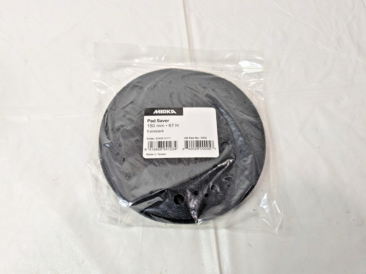 MIRKA Pad Savers 150 mm 67 Holes QTY 5 9956