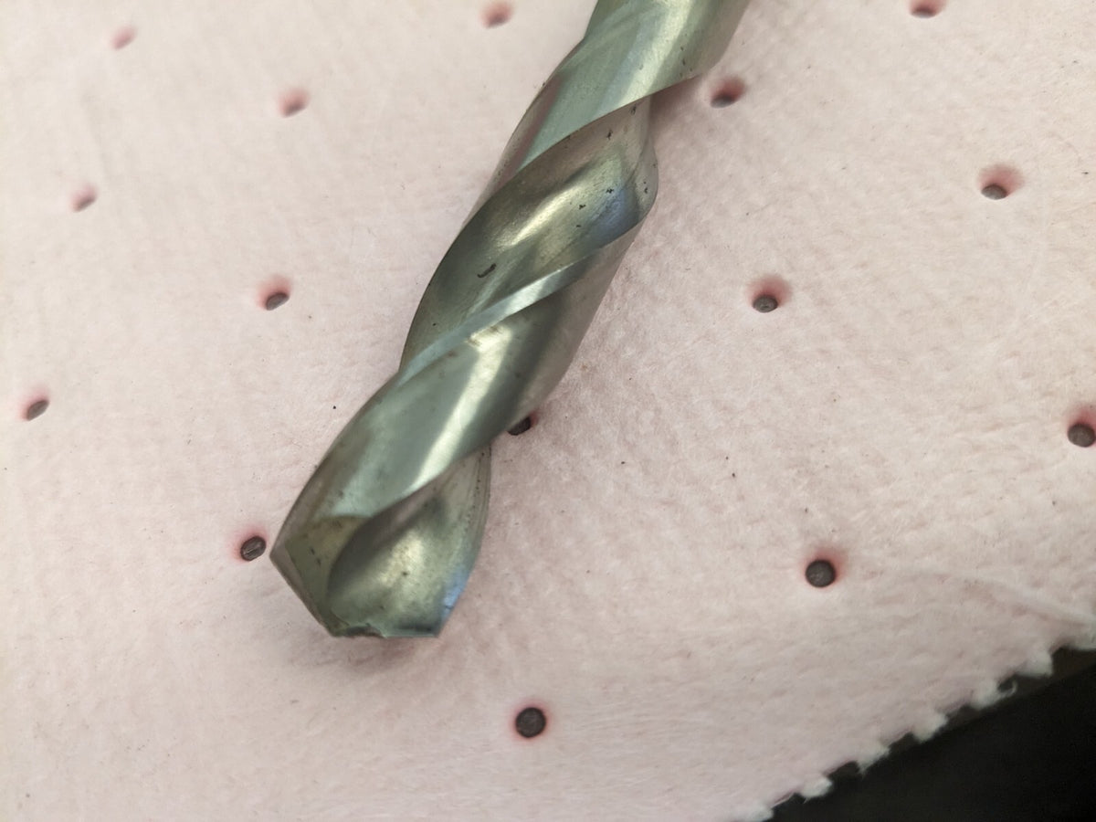 HERTEL Extra Length Drill Bit: 9/16 Dia, 135 ° Point, Cobalt C.E14.1429