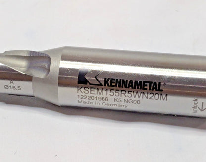 Kennametal Replaceable-Tip Drill 15.5 to 15.87 mm Dia Through Coolant 1792328